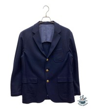 BLUE BLUE 3B gold button blazer Size: 2 Navy Men 1005387