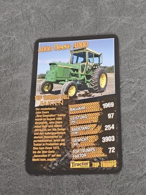 John Deere 4000  - Traktoren - Einzelkarte - Quartett  (10E)
