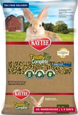 Kaytee Rabbit Food, Timothy Complete Rabbit Food Pellets, 9.5 Pounds