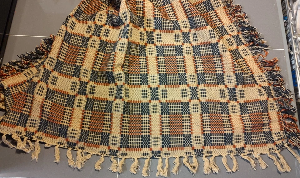 🍂Park Designs Primitive Style Cotton Throw 44" X 60" Woven Beautifully - Image 2 of 3