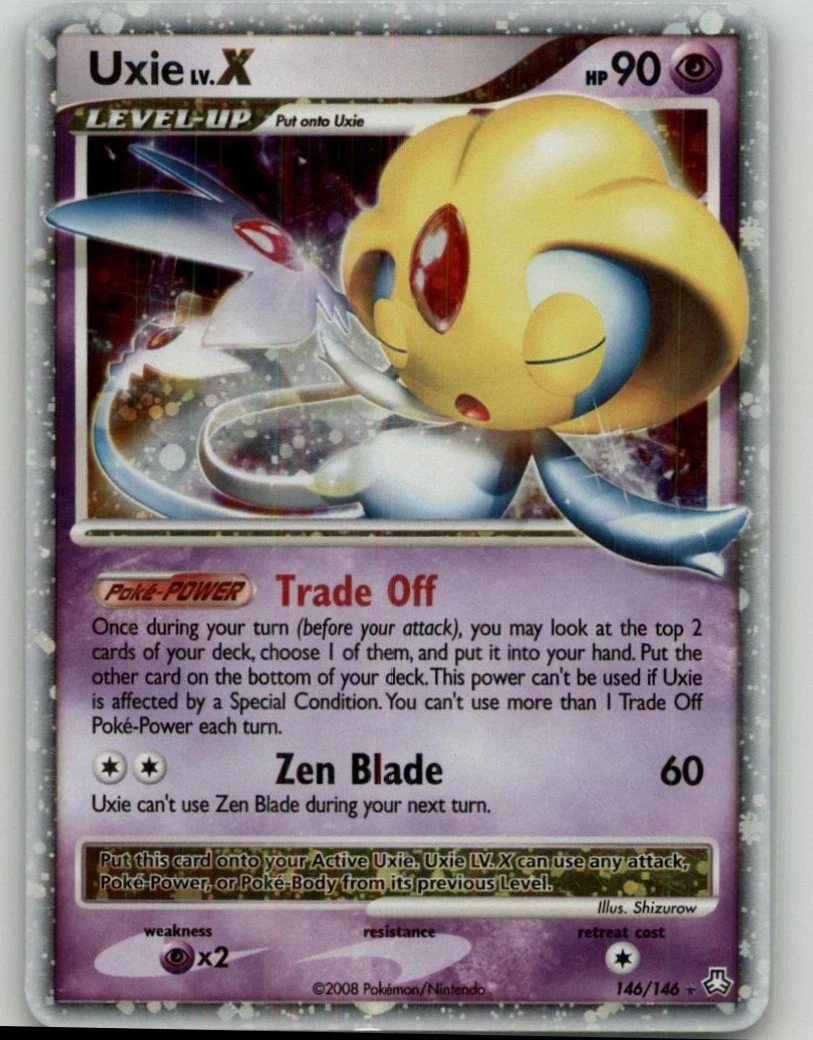 25+ Uxie LV.X Pokémon TCG Cards for sale | Updated Oct 2026