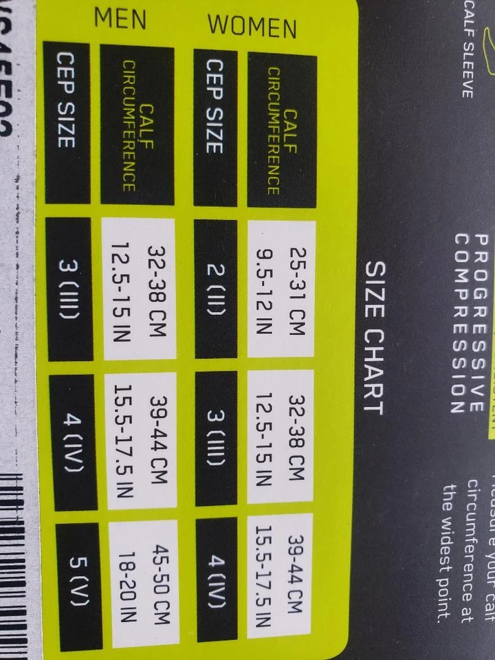 CEP Compression prog+ Calf Sleeves Womens CHOOSE Size color running athletic - Image 2 of 4