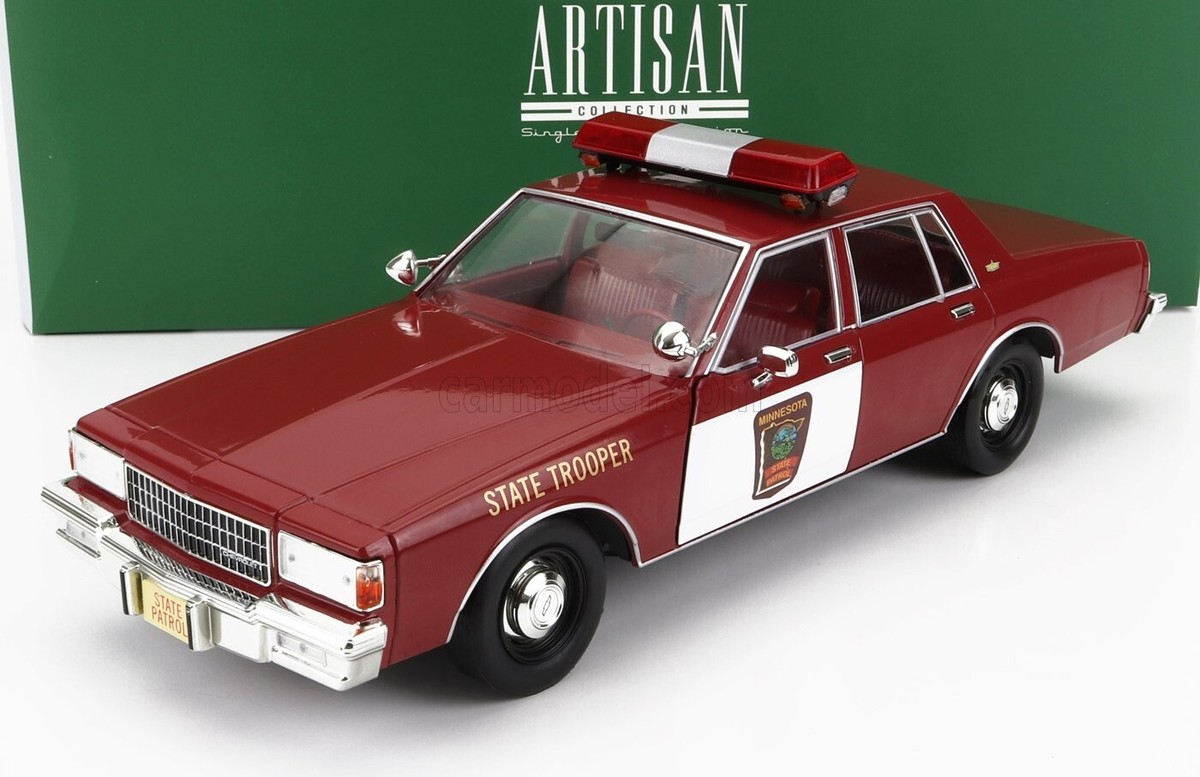 Miniature Greenlight 1/18 - Chevrolet Caprice 1987 - Minnesota State Trooper - Neuve