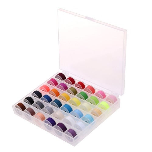 36Color Sewing Machine Bobbins Thread Spools Case With Box for Sewing Machine - Picture 5 of 13