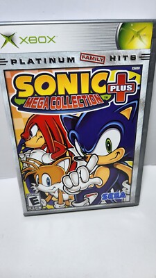 Sonic Mega Collection Plus [Platinum Hits] - Xbox   Complete in Box CIB