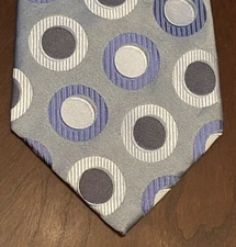 Geoffrey Beene Blue Hand Made 100% Silk Men’s Neck Tie Made In China