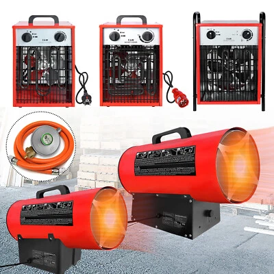 MARKENLOS 3KW-30KW Elektroheizer Gasheizgebläse Heizkanone Bauheizer Heizlüfter Heizgerät