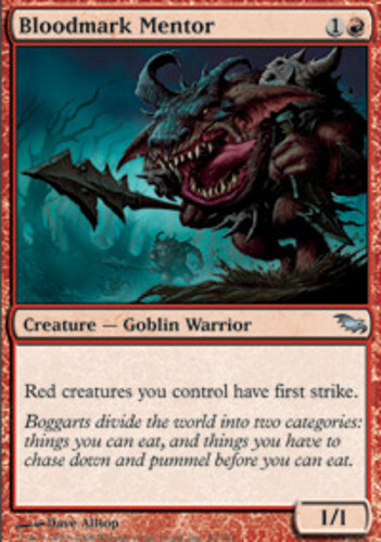 MTG - Bloodmark Mentor - Shadowmoor - NM, English Magic FLAT RATE SHIP