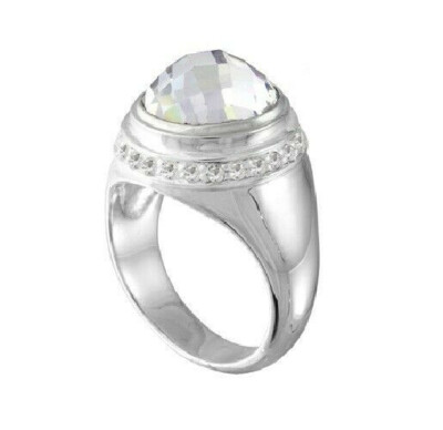 Authentic Kameleon Cherish Ring KR034 CZ Sterling Silver JewelPop New ~ Size 6