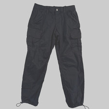 Natural Reflections Cargo Pants Women's Size 14 Multi Pockets Outdoor Hiking Blk