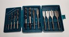 New ListingWoodworking 7 x Brad Point and 6 x Spade Bits with Case