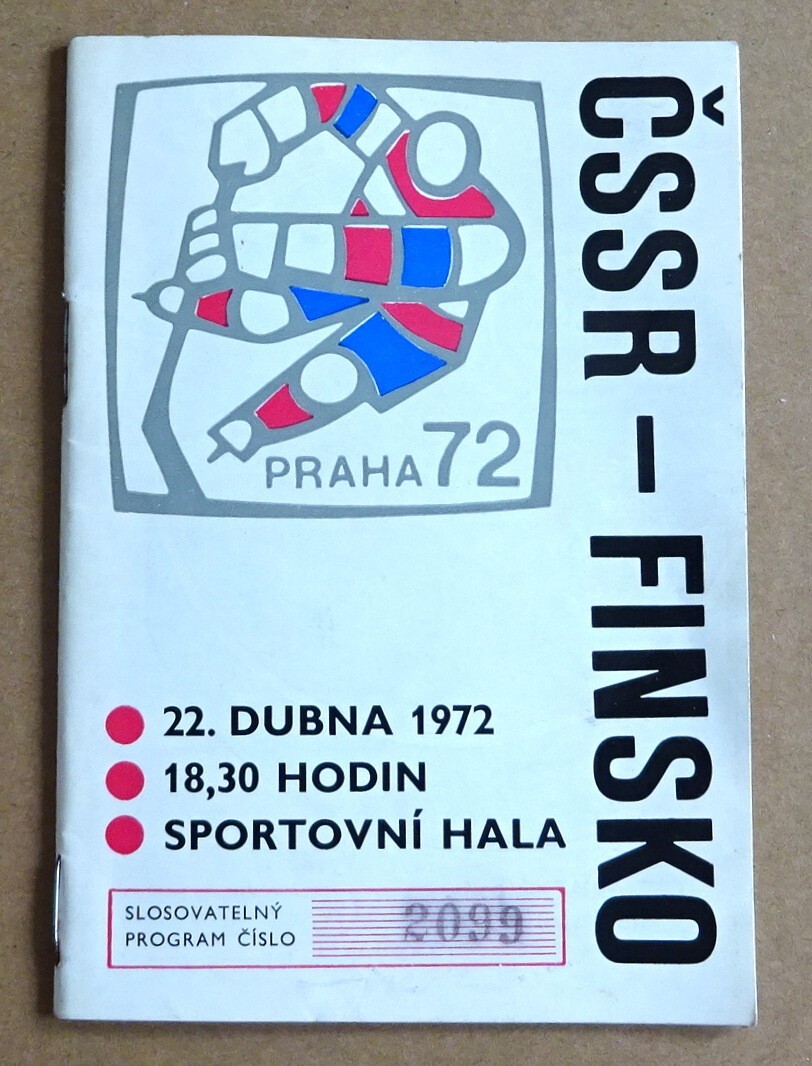 1972 IIHF WORLD Ice HOCKEY Championships CZECHOSLOVAKIA vs