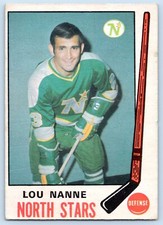 LOU NANNE RC 1969-70 O-PEE-CHEE 69-70 NO 198 VGEX+            49616