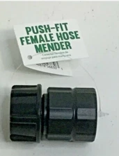 Expert Gardener Push Fit Female Hose Repair Mender  Plastic... New