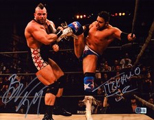 Brian Cage & Texano Jr. Signed 11x14 Photo BAS COA Lucha Libre AAA Underground 9