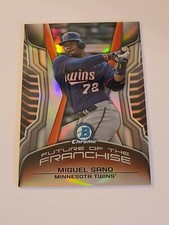 2014 Miguel Sano Mini Bowman Chrome Refractor Future Of The Franchise Insert