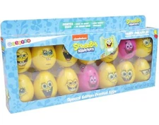 Easter Eggs Nickelodeon SpongeBob SquarePants 14 Printed W Candy Pineapples New