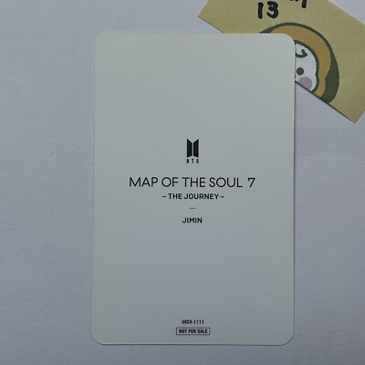 BTS JIMIN MAP OF THE SOUL 7 THE JOURNEY Official Photocard JAPAN