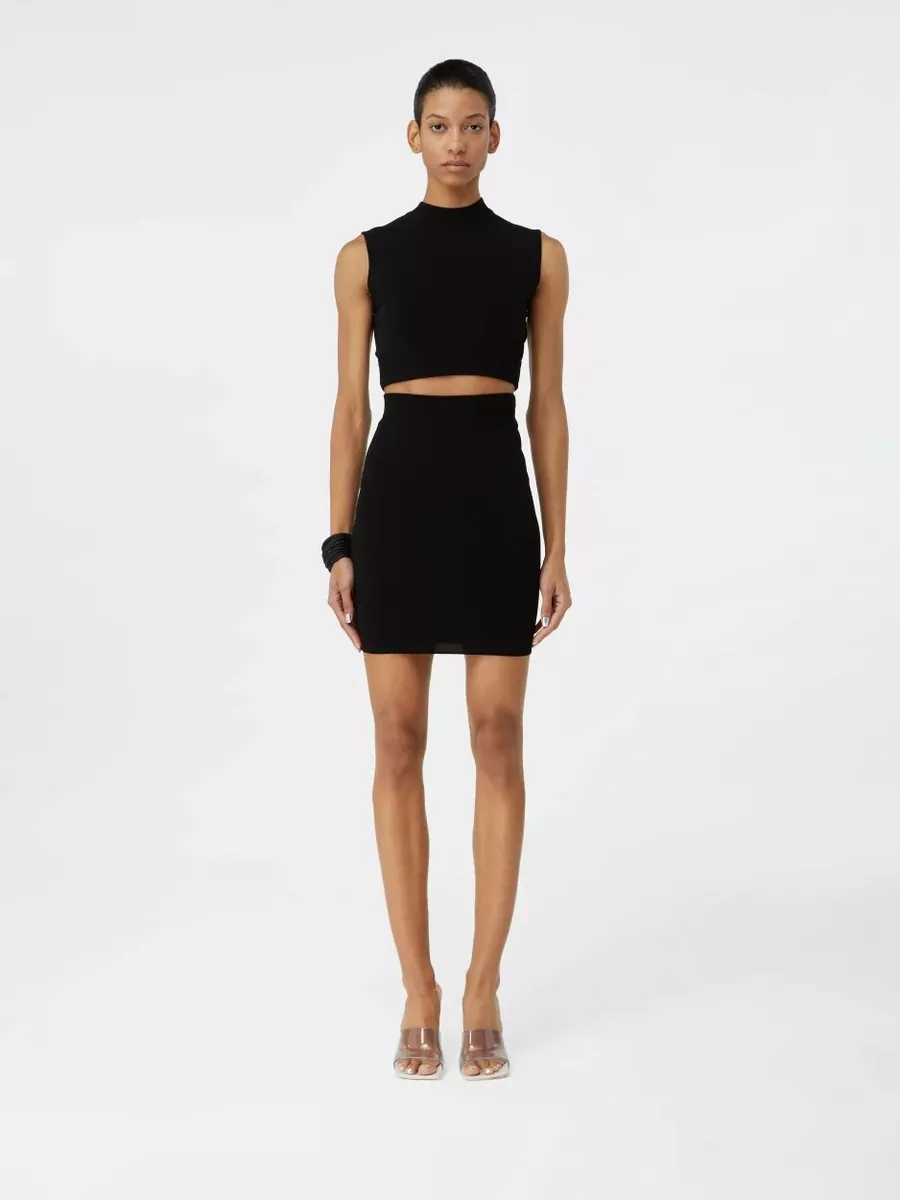 Gauge81 Black Deni Minidress