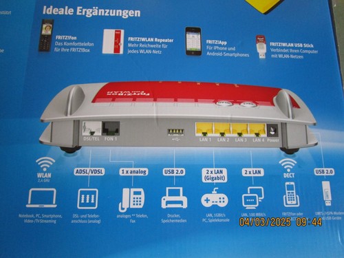 AVM FRITZ!Box 7360 * 2000 2554 VDSL, ADSL2 und ADSL nach 1TR112/U-R2 - Bild 3 von 14