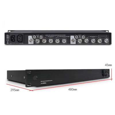 Antenna and Power Distribution for UHF Shure QLXD Wireless