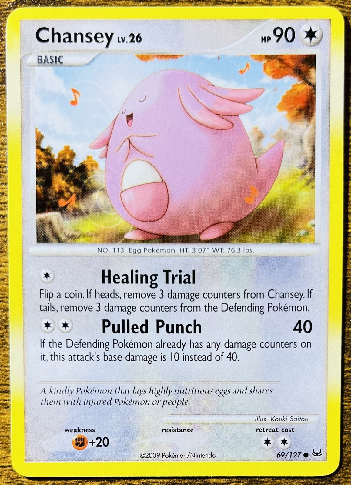 Pokemon TCG Chansey LV.26 Platinum Base Set 69/127 Regular Common