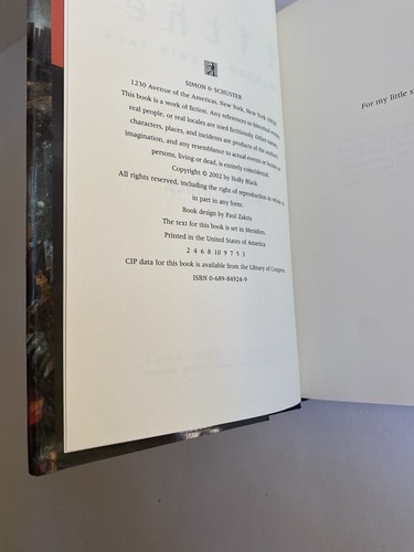 Tithe by Holly Black (2002) 1st Ed / 2nd Print HC/DJ - Picture 3 of 12
