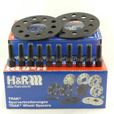 H&R Spurverbreiterung 10mm schwarz für Audi A4 A5 A6 A7