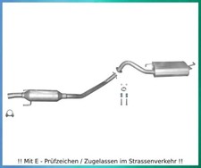 Auspuffanlage für Toyota Corolla (E12) 1.4 1.6 Bj.04-07 Auspuff Dichtung Schelle