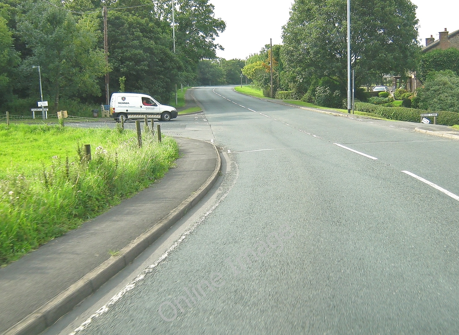 Photo 6x4 Junction of the A49 and Church Lane Charnock Richard Brook