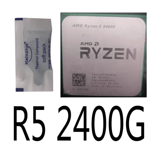 Procesador de CPU AMD Ryzen 5 2400G cuatro núcleos 3,6 GHz AM4 65W AM4 - Imagen 1 de 1