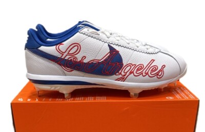 Nike Lunar Cortez Baseball Cleats  Los Angeles CV5565 100 Men's Size 11.5