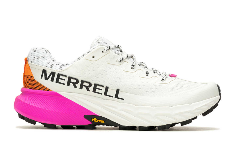 Scarpe da trail running Merrell Agility Peak 5 Vibram bianche multi da uomo taglia 10 11