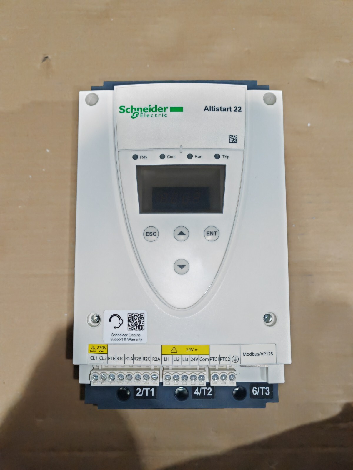 ATS22D17Q Used Schneider Soft Starter ATS22 3HP 220-440V 17A 7.5kW 50/60Hz