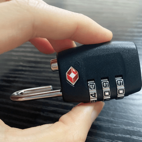 TSA-Zulassung Gepäck Reise Koffer Taschenschloss [3-stellige Kombination] Vorhängeschloss zurückgesetzt - Bild 7 von 17