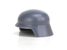 Gray Stahlhelm German WW2 Helmet compatible w/toy brick minifigures MADE IN USA