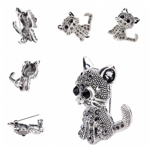 Brooch Crystal Rhinestone Animal Lovely Broach Pin Bridal Jewelry Accessory T vi - Picture 10 of 12