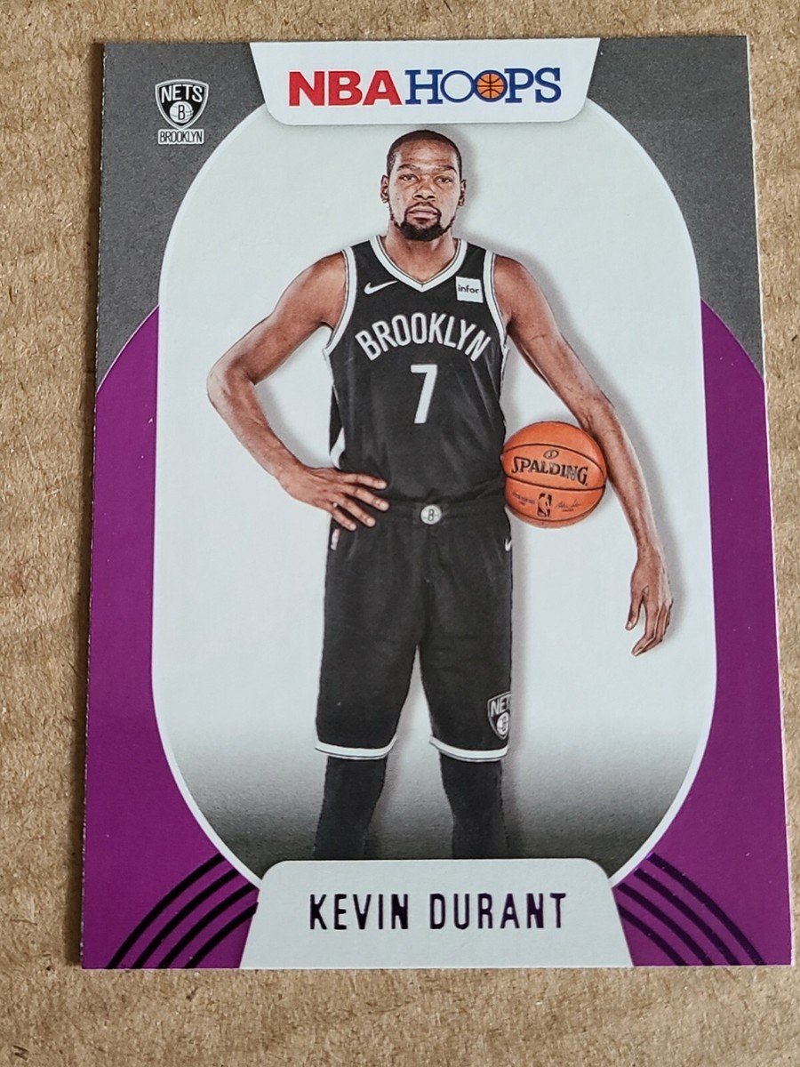 Kevin Durant 2020-21 NBA Hoops #189 Brooklyn Nets Basketball Card