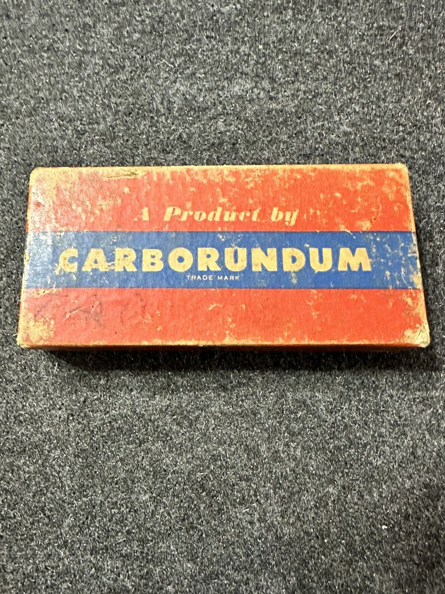 Vintage Carborundum No. 112 4 x1 3/4” Combination Sharpening
