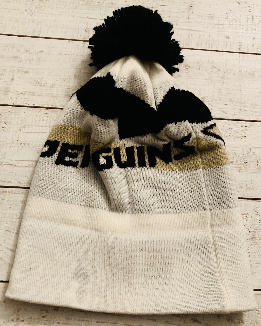 Pittsburgh Penguins NHL Reebok Pom Beanie Youth 10/13 Or Adult Ships FAST! thumbnail 4
