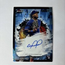 J.P. JP MARTINEZ 2024 Topps Finest Sky Blue Refractor RC Autograph Auto /150
