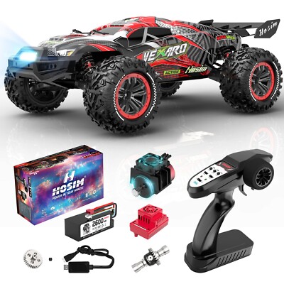 Hosim 1:8 Brushless RC Car Remote Cotrol Car Monster Truck High Speed 50+MPH RTR