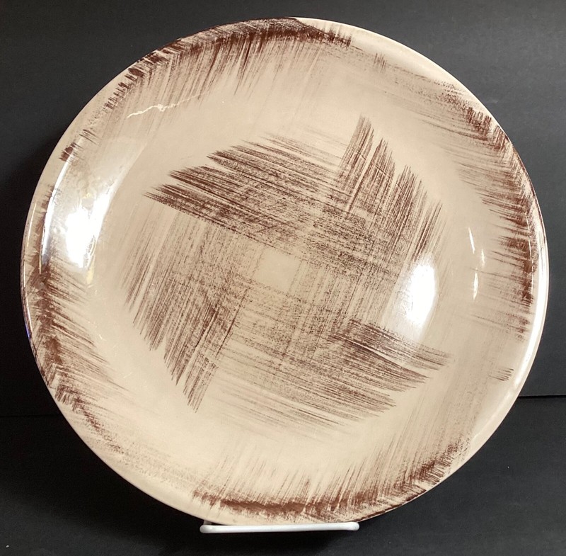 Vintage MCM Vernon Kilns Vernonware California Barkwood Pattern 13" Platter