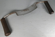 Antique D.R BARTON Draw Knife UN7 Curved Angl...
