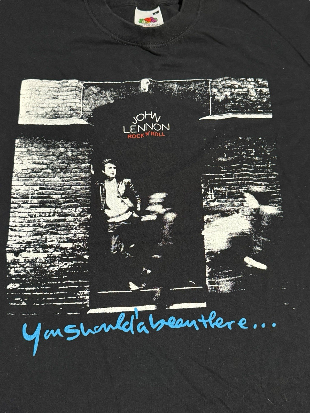 Vintage Rare JOHN LENNON T-Shirt Rock N Roll You Shoulda Been There Beatles L image 3