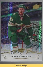 2018-19 Upper Deck Speckled Rainbow Foil Jonas Brodin #89 READ 4a0