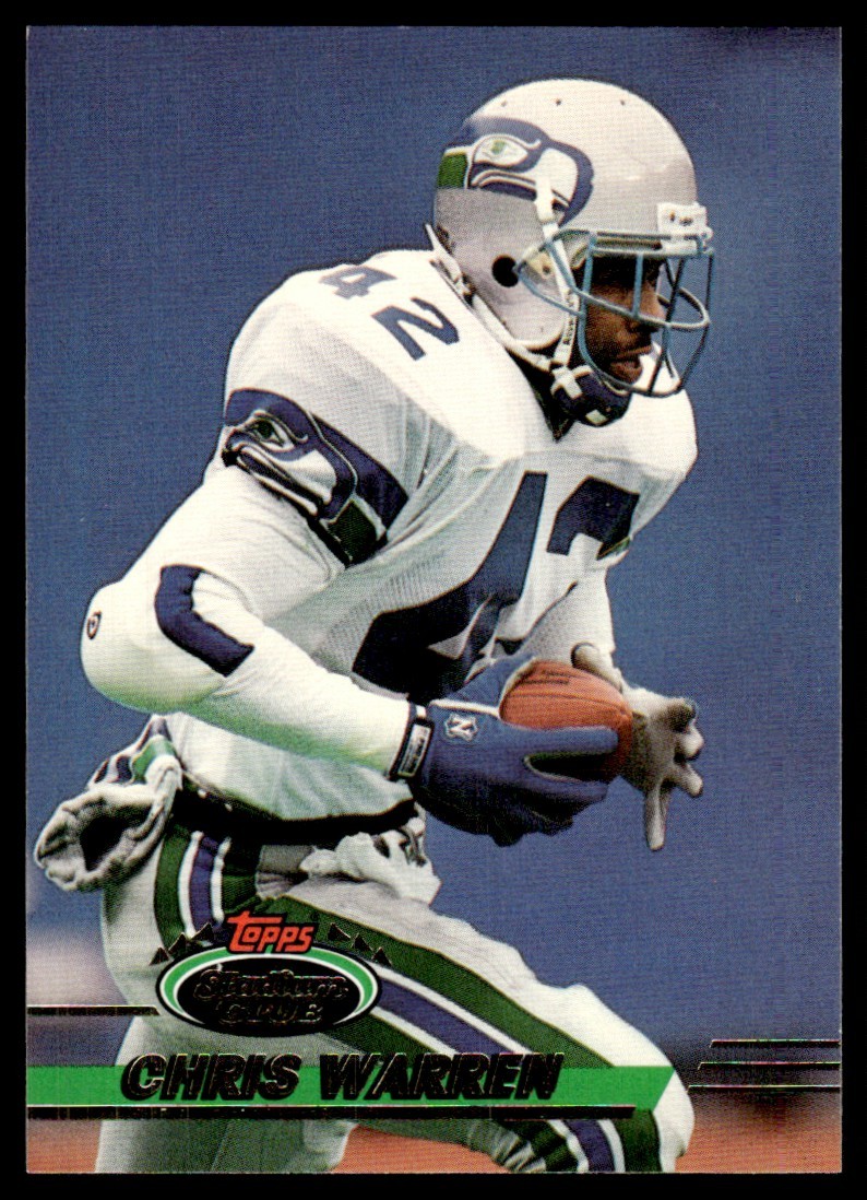 1993 Stadium Club Chris Warren Seattle Seahawks #16