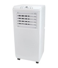 Status 3-in-1 Portable Air Conditioner 5000 BTU White Remote Timer Dehumidifier