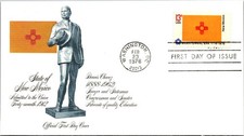 FDC 1976 SC #1665 New Mexico Fleetwood Cachet - DC Cancel - Single - J26093