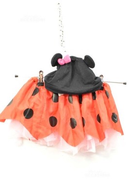 Faschingskleid Mädchen 12/24 Monate Minnie 2 Teile